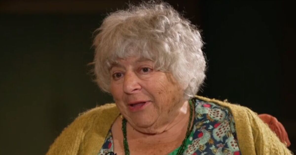 Miriam Margolyes chokes back tears as she shares rare health update